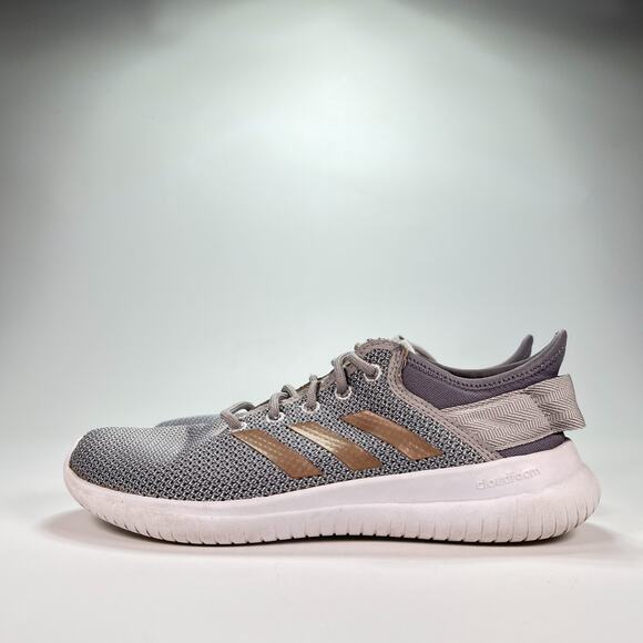 Adidas Cloudfoam QT Flex Gray Running Shoes Sneakers DA9835 Women’s Size 7.5 - Picture 4 of 10